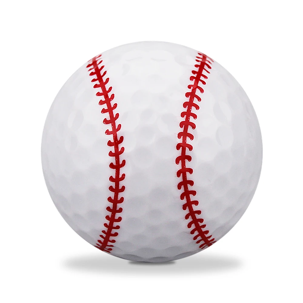 Golf Two-Layer Colored Ball Gift Entrepreneurship Ball Billiards Tennis Baseball Appearance Design Durable Golf Player Gift