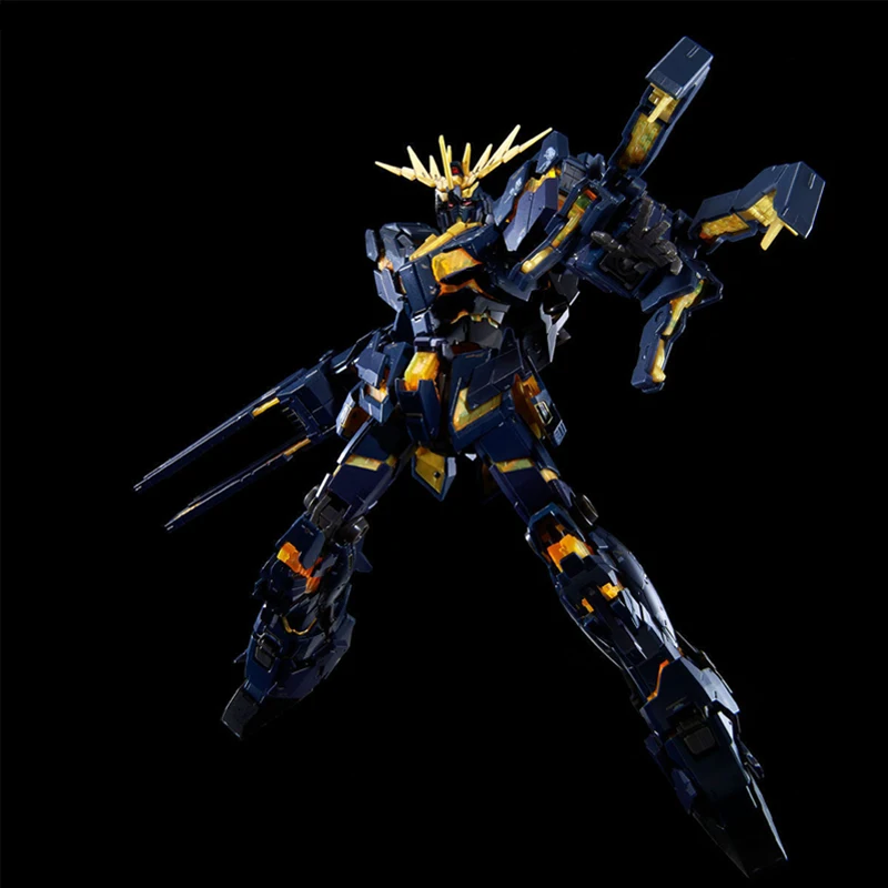 Bandai Genuine RG EXPANSION UNIT ARMED ARMOR VN/BS UNICORN GUNDAM-02“BANSHEE” Anime Action Figure Assembly Model Toy Gift Kids