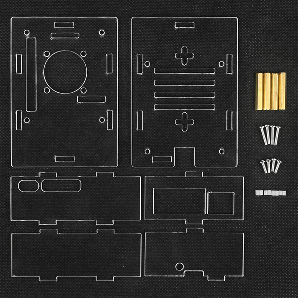 Coque de protection en acrylique pour cartes mères Raspberry Pi 5, ventilateur de refroidissement pour des températures inférieures