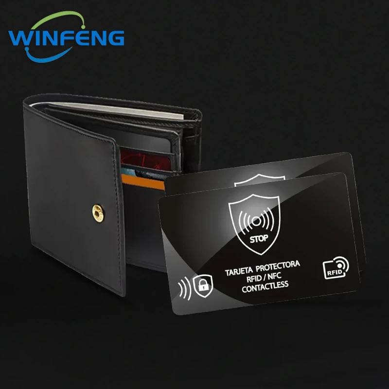 RFID Blocking Card Protector NFC Signal Blocking Credit Card Protection Wallet Purse Shield Protect Blocker Guard