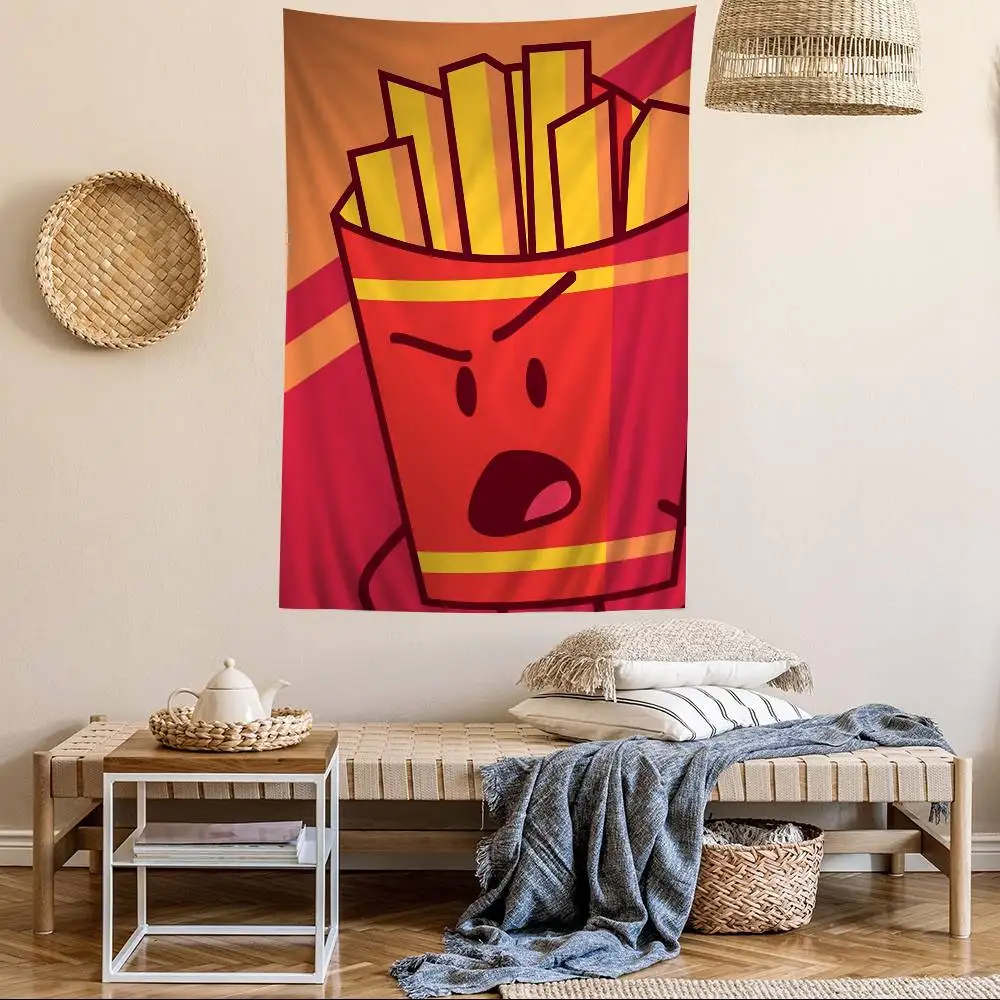animation Bfdi Battle For Dream Island Colorful Tapestry Wall Hanging Cheap Hippie Wall Hanging Bohemian Wall Tapestries Mandala