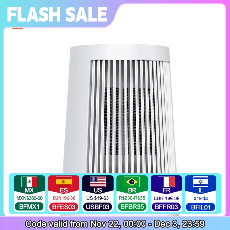 Xiaomi Mijia Desktop Electric Heaters 220V Home Room 600W PTC Ceramics Heating Mini Household for Winter Radiator Machine