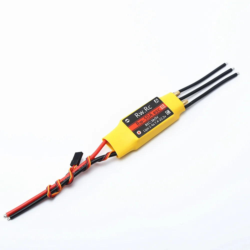 30A 50A 70A 80A 125A 200A ESC senza spazzole raffreddato ad acqua con ESC impermeabile di retromarcia per RC Car RC Boat