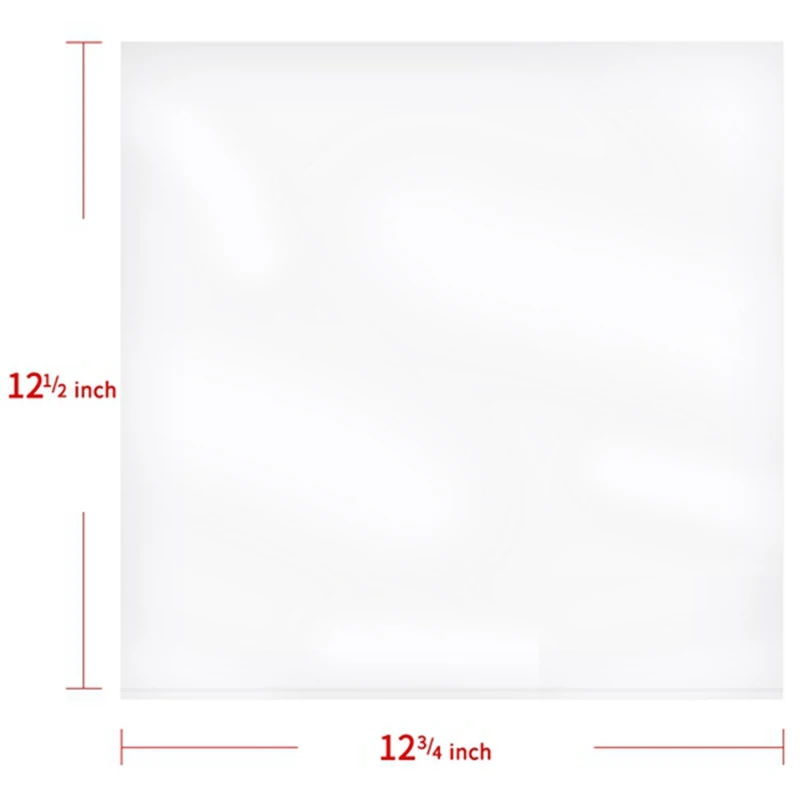 90 حقيبة مسطحة مفتوحة من الأعلى 6.7 مل غطاء قوي من البلاستيك مسجل فينيل الأكمام الخارجية لـ 12 بوصة مزدوجة/بوابة 2LP 3LP 4LP