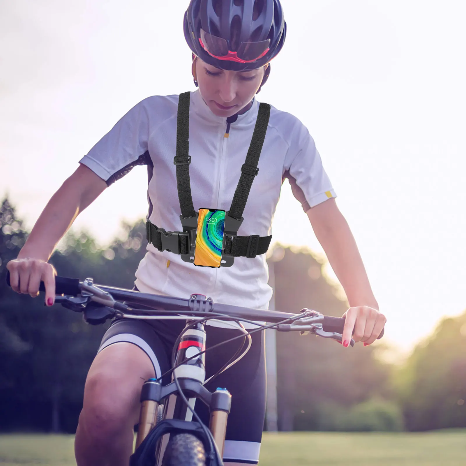 

1Set Sports Camera Chest Harness Adjustable Waterproof Polyester Camera Belt for Outdoor Photography Mountaineering Travel