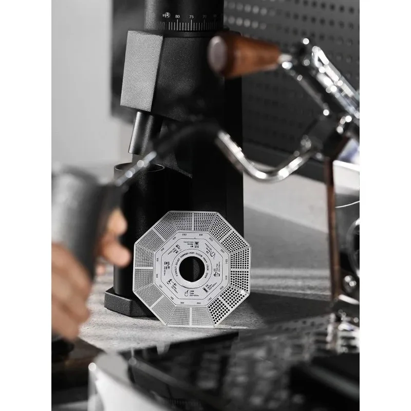Applicable To MHW-3BOMBER Grinding Scale Reference Ruler, Coffee Powder Thickness Reference Comparison Card
