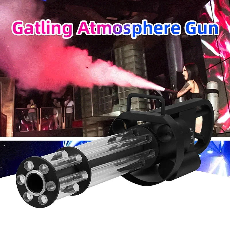 Colorful RGB LED CO2 handheld dry ice gun for party wedding concert DJ stage effect smoke gun