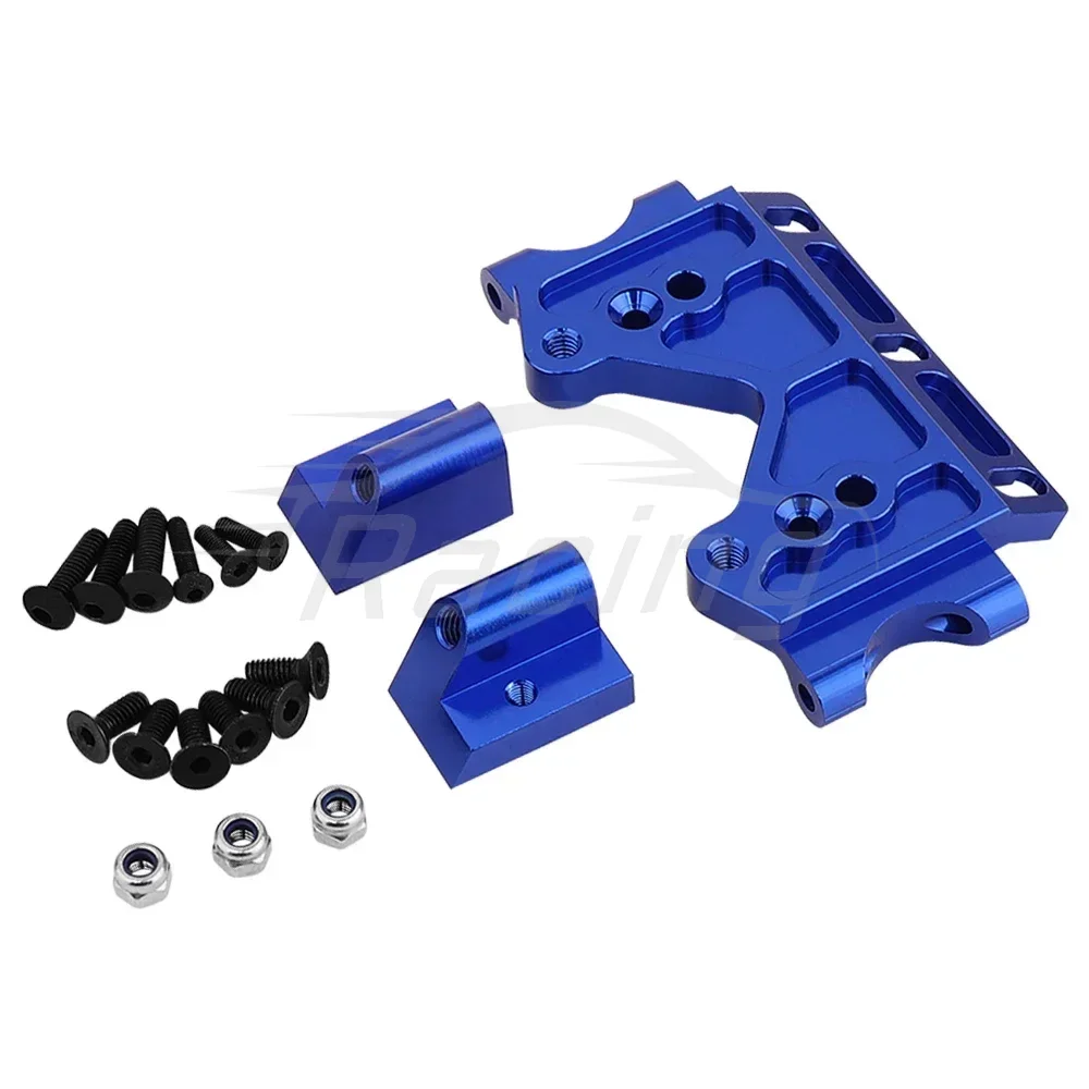 Mampara inferior delantera de aleación de aluminio, pieza de actualización de repuesto para 1/10 RC Traxxas Slash 2WD Rustler Stampede Bandit, piezas de coche