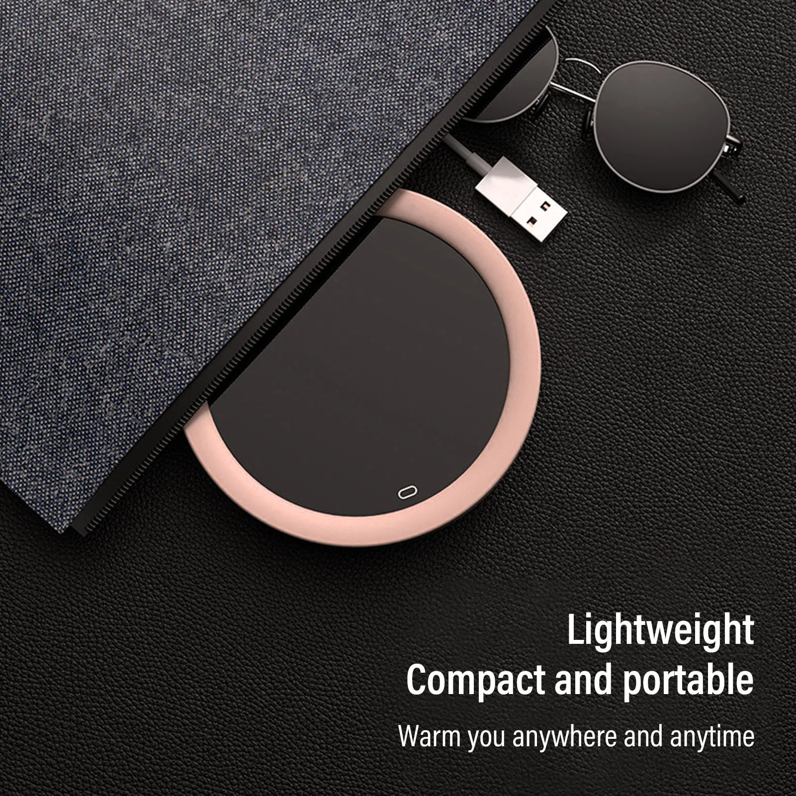 Aquecedor de caneca de café USB Interruptor de gravidade elétrico Placa de aquecimento de leite de 55 graus Celsius para escritório