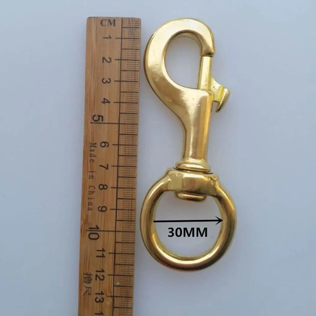 

Swivel Eye Bolt Snap Brass Clip for Scuba Diving Accessories and Kayak Use