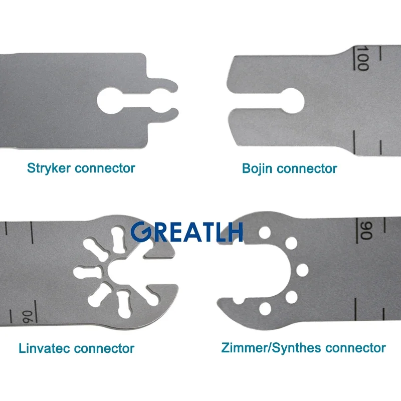 Veterinaria Saw Blade Stryker/Bojin/Linvatec/Zimmer/Synthes Autoclavable Bone Saw Blades for Oscillating Saw Orthopedic