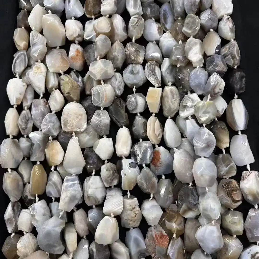 Natural Agate Beads AAA Gemstone 20x30mm Irregular Loose DIY Bracelet Necklace Jewelry Accessories Women Trendy Chic Elegant