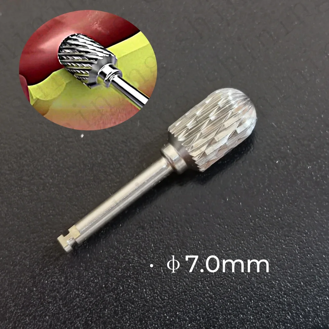 

7.0mm Dental Trimming Drill Shaping Sculpting Bone Ridge Contouring Bur Ananas Sinus Lift Burs GBR Bone