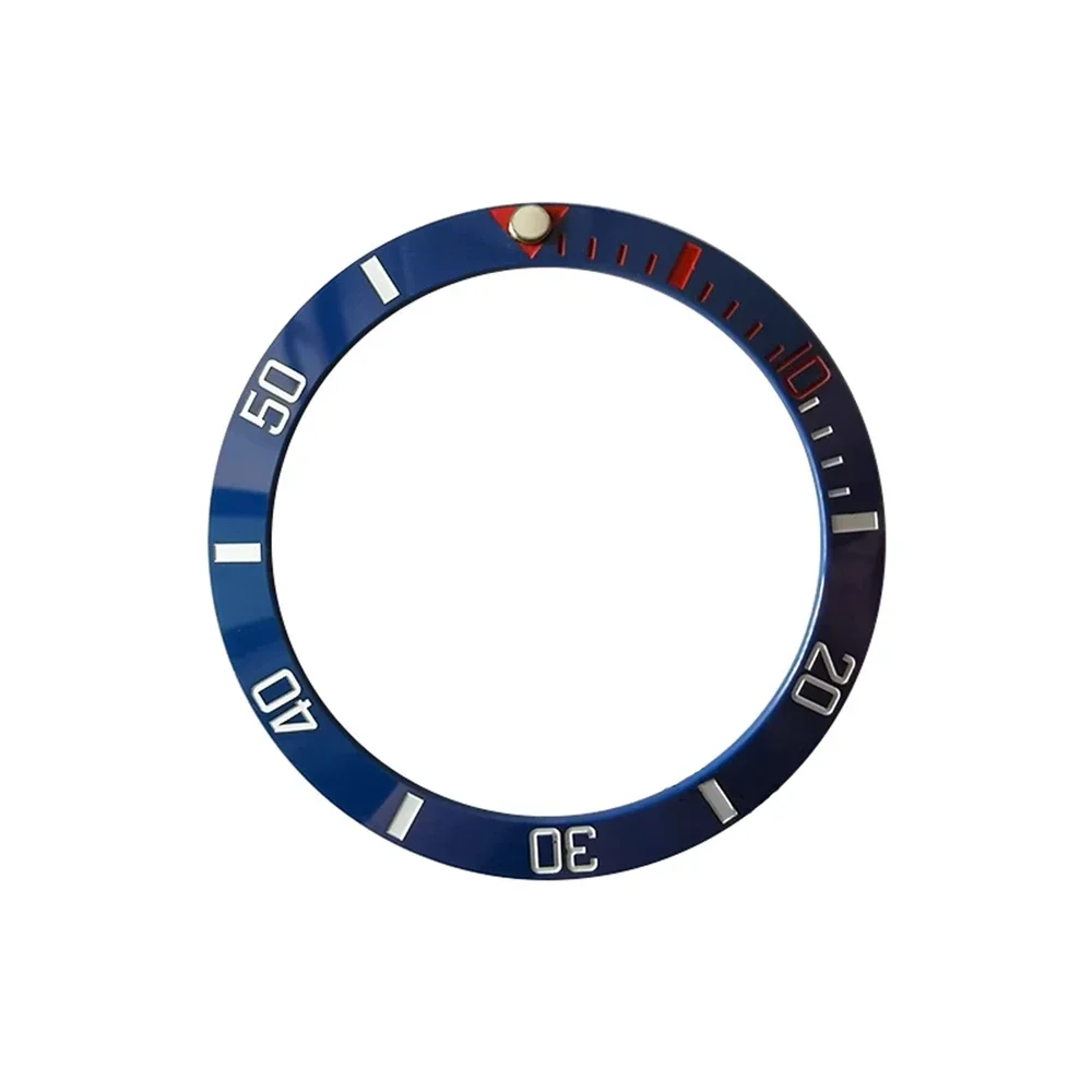 38 มม.30.6 มม.ฝาเฉียงดิจิตอลเซรามิค BEZEL นาฬิกาแหวนปากเปลี่ยนนาฬิกาผู้ชายอุปกรณ์เสริมใหม่ DIY