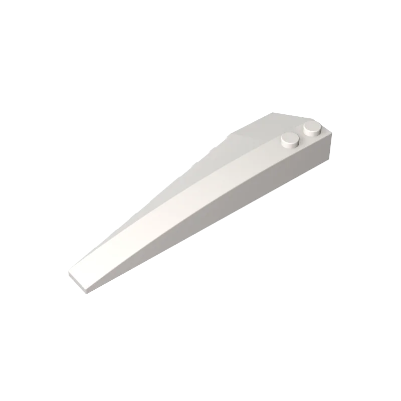 Gobricks 10 STKS 50956 Bricks Wedge Gebogen 10x3 Onderdelen Rechts Compatibel MOC Bouwsteen Volwassen Kinderen DIY Educatief Creatief Cadeau
