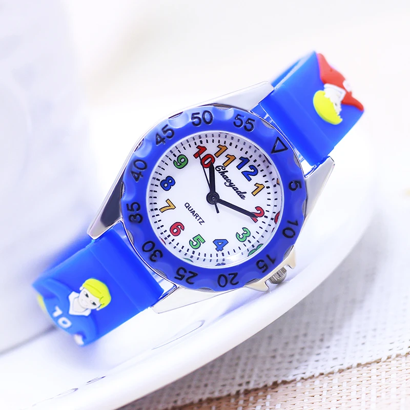 2024 Over 3 years kids children football silicone watches boys girls football player cool soft birthday gifts four colors watch