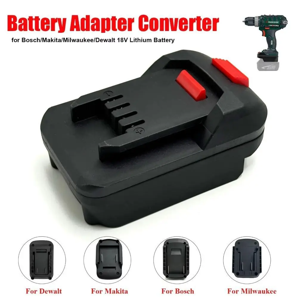 New 2 in 1 Lithium Battery Converter 18V Plastic Converter Base Power Tool Adapter Electrical Tool Accessory Wrench Screwdrivers