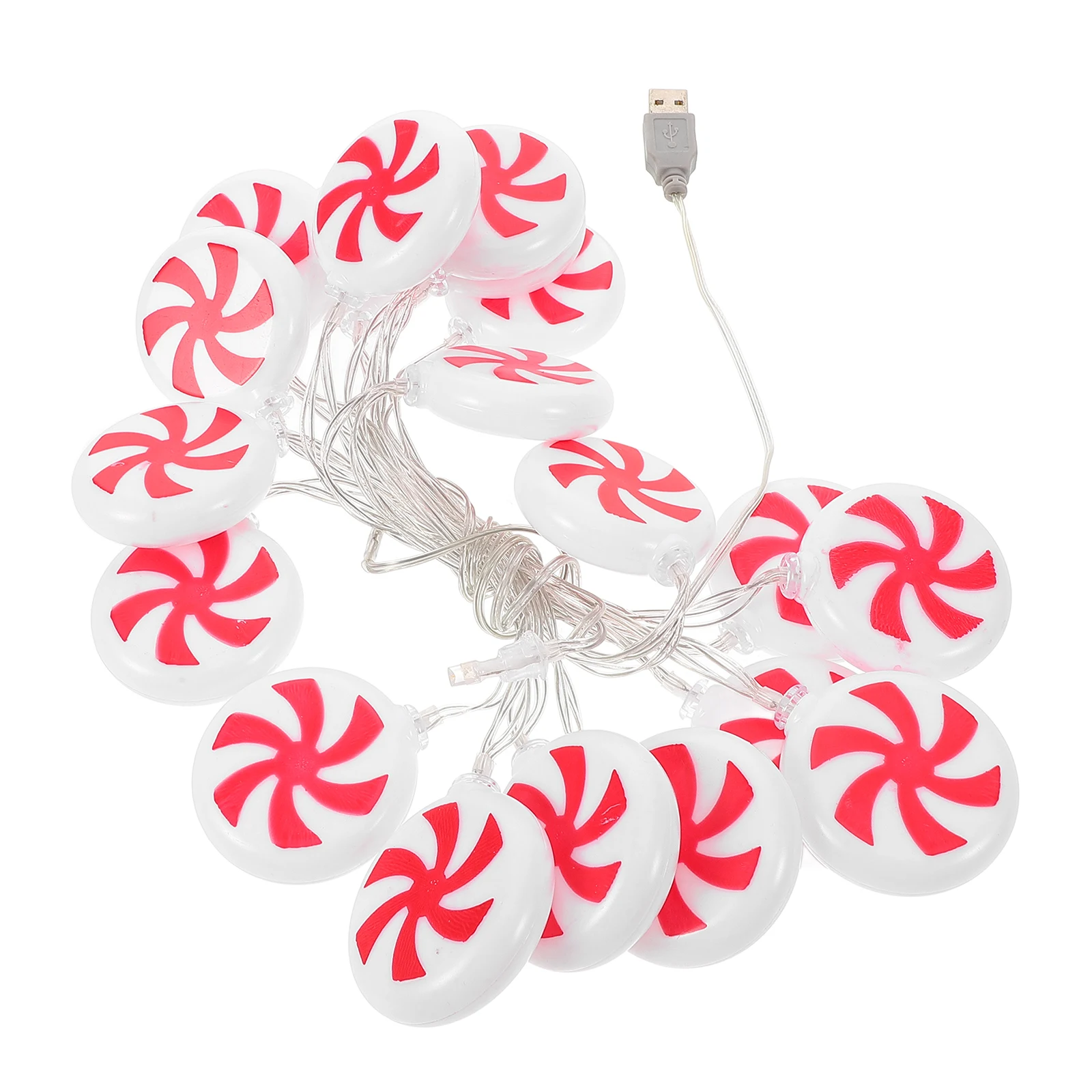 

Car Festival Decorative Lights Rechargeable Bulb Home Candy Cane String Lighted Outdoor Christmas Lantern RV Camping Garden