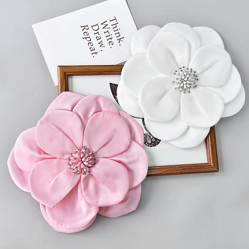 Three-dimensional simple flower dress dress sewing accessories decorative fabric large flower accessories