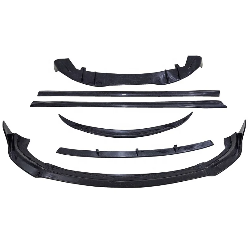 

SPC Forged Carbon Fiber Aerodynamic Body Kit for Teslas Model Y Carbon Fiber Front Lip+Side Skirts+Rear Diffuser+Rear Spoiler