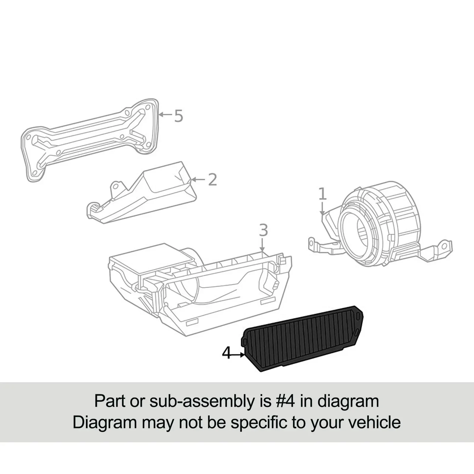 Car Air Filter Screen Air Filter Screen Black G92DH-45010 HV Battery Air Filter Screen Replacement Installation