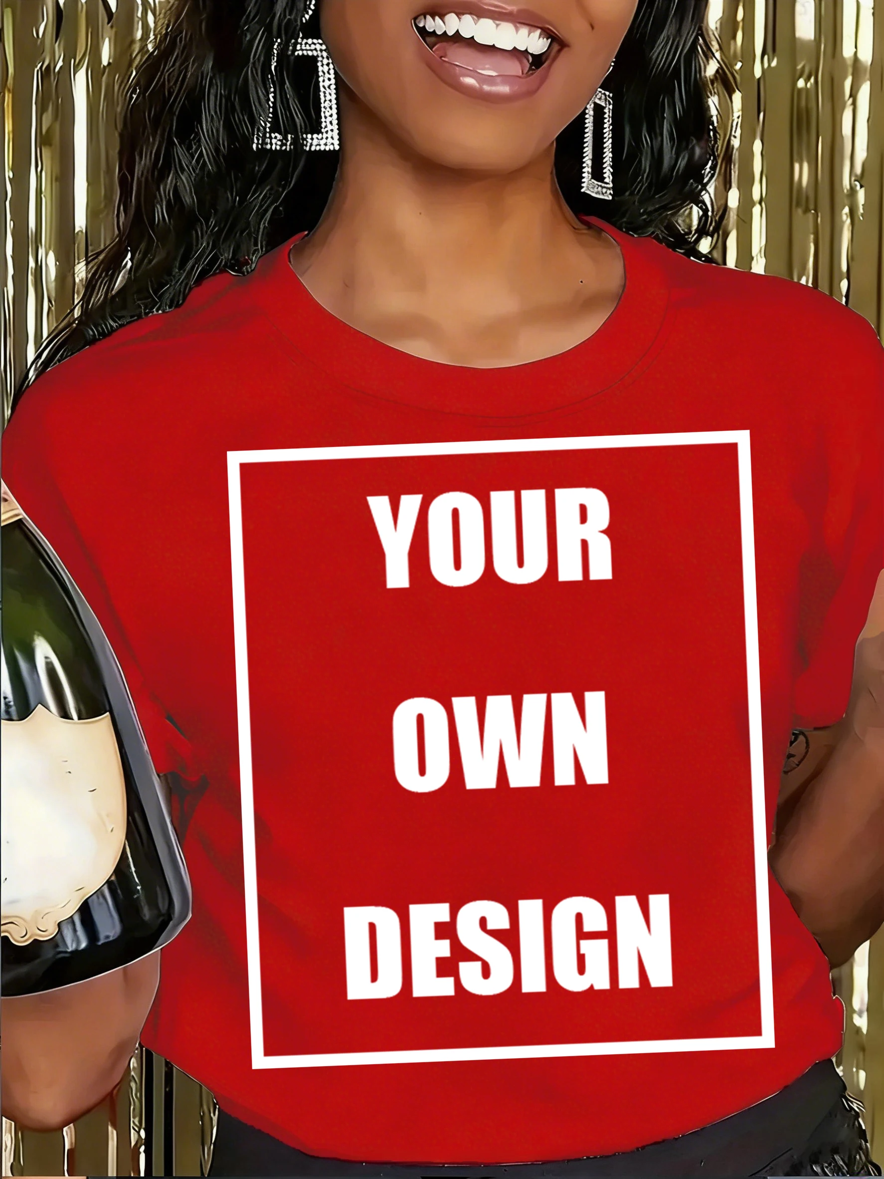 Custom Graphic Logo Promote Sales Retro Women'S Basics Tee Shirt Casual T-Shirt Breathable Sport Short Sleeve Soft Clothing