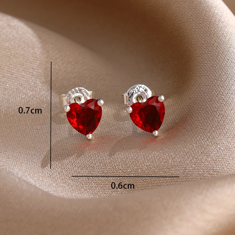 Best Seller S925 Silver White Pink Blue-green Gold Zircon Fashionable Earrings Jewelry Fit for Girls To Wear In Daily Life