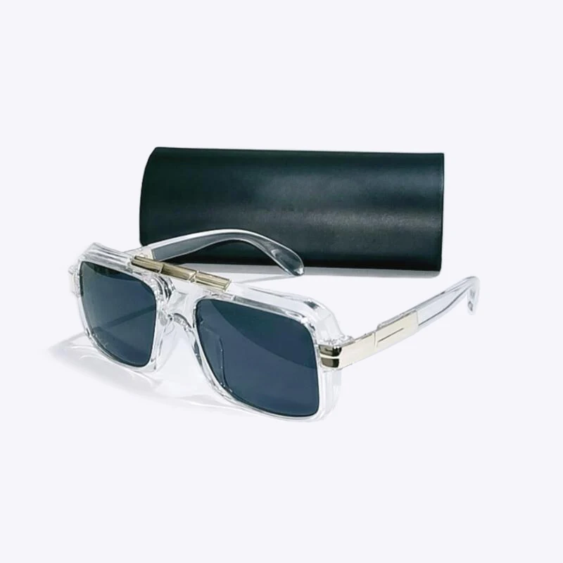 الصندوق الأصلي MOD663 النظارات الشمسية للإناث الذكور مصمم ريترو المعادن إطار كبير النظارات الشمسية للإناث الذكور النظارات الشمسية الشعبية #3