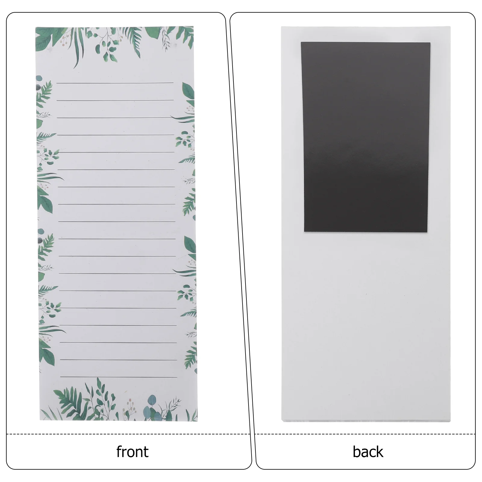 4 Pcs Magnetic Sticky Notes List Pad to Do Memo Notepad for Fridges Magnets Notepads Refrigerator Grocery The Shopping