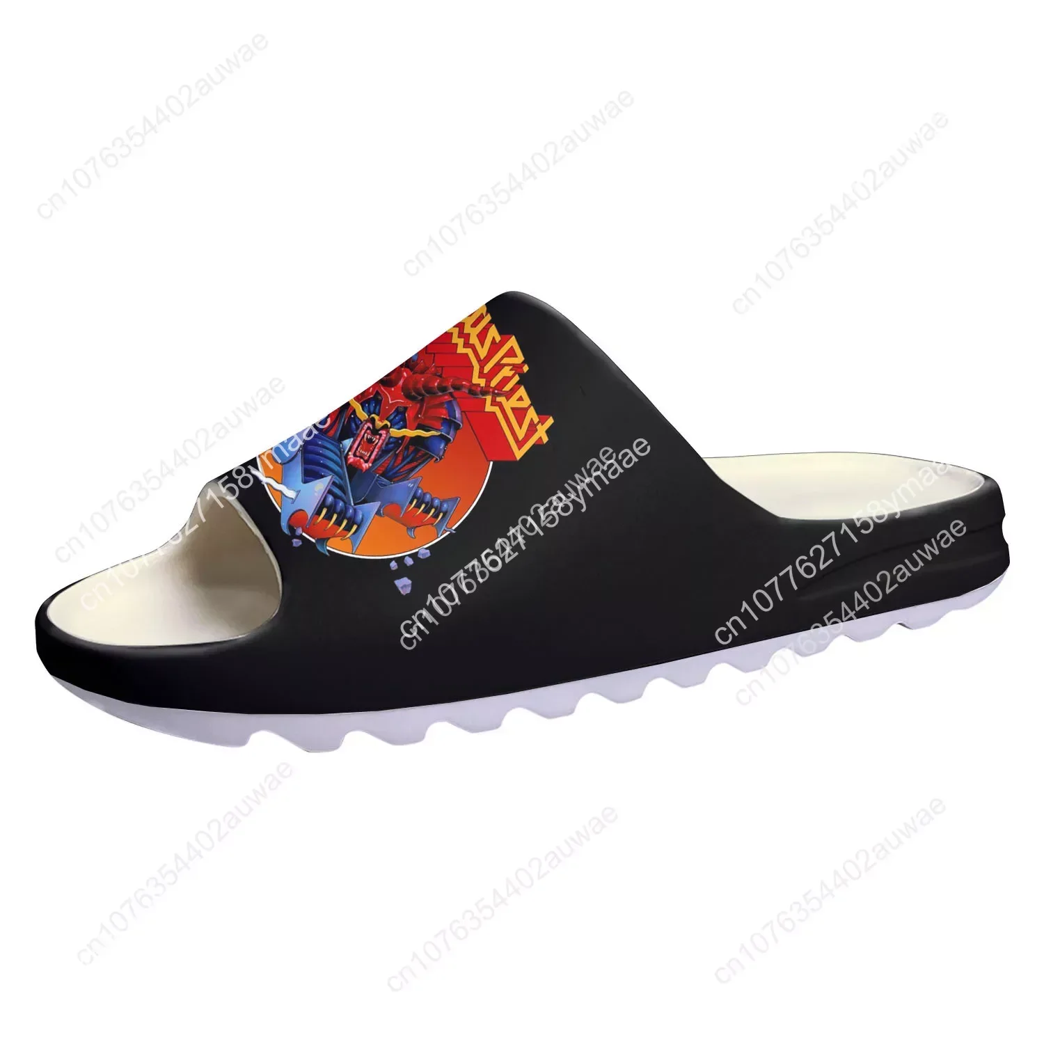 Judas Priest Soft Sole Sllipers Home Clogs Step on Water Shoes Mens Womens Teenager Customize Bathroom Beach on Shit Sandals