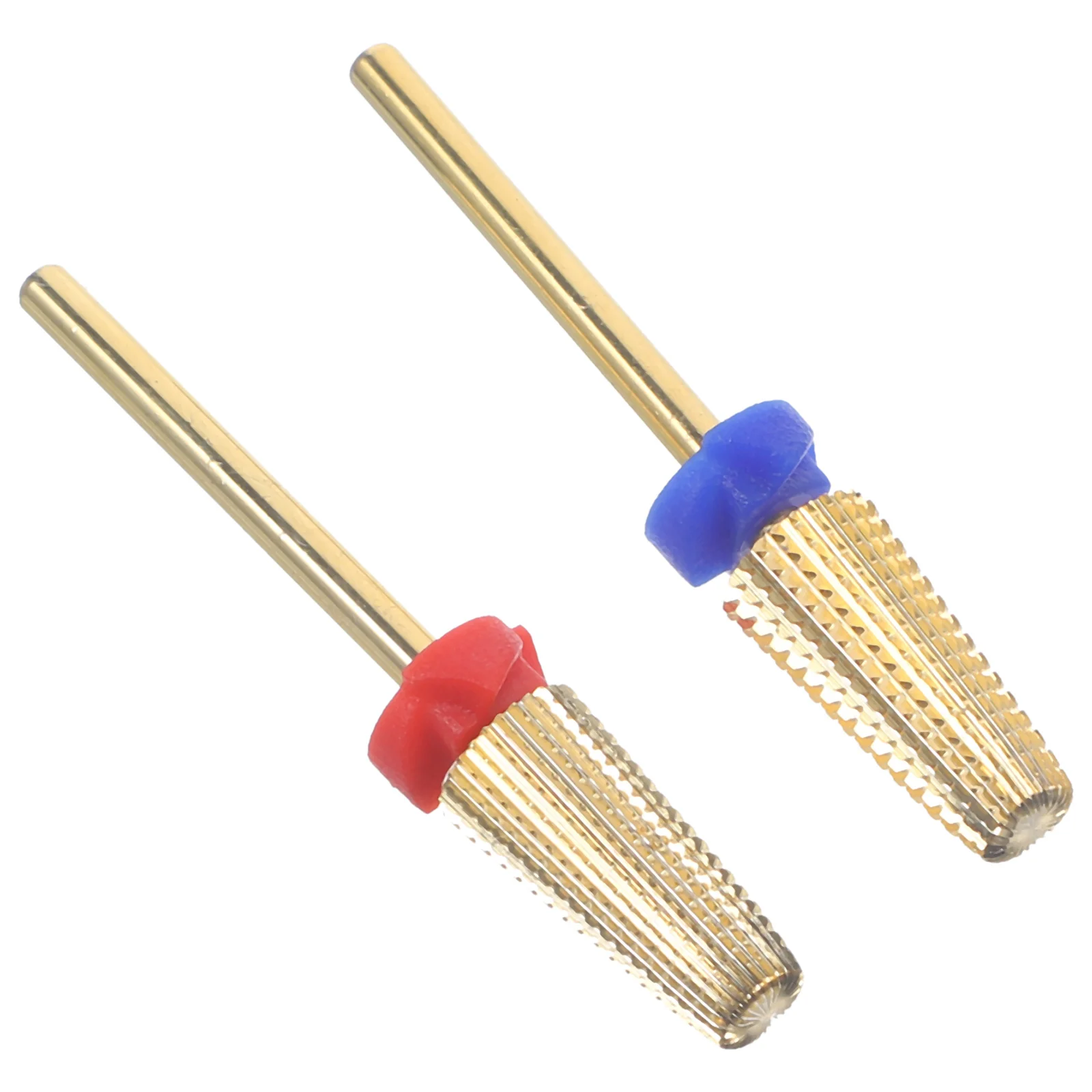 

2Pcs Nail Drill Bits Premium Alloy Grinding Heads for Acrylic Nails Manicure Cuticle Care Professional Nail Art Tools Home Salon