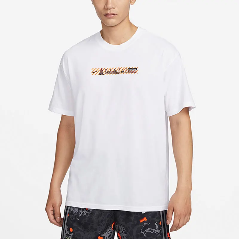 

Nike genuine Summer New Men's Printed Loose Tee FQ0355-100