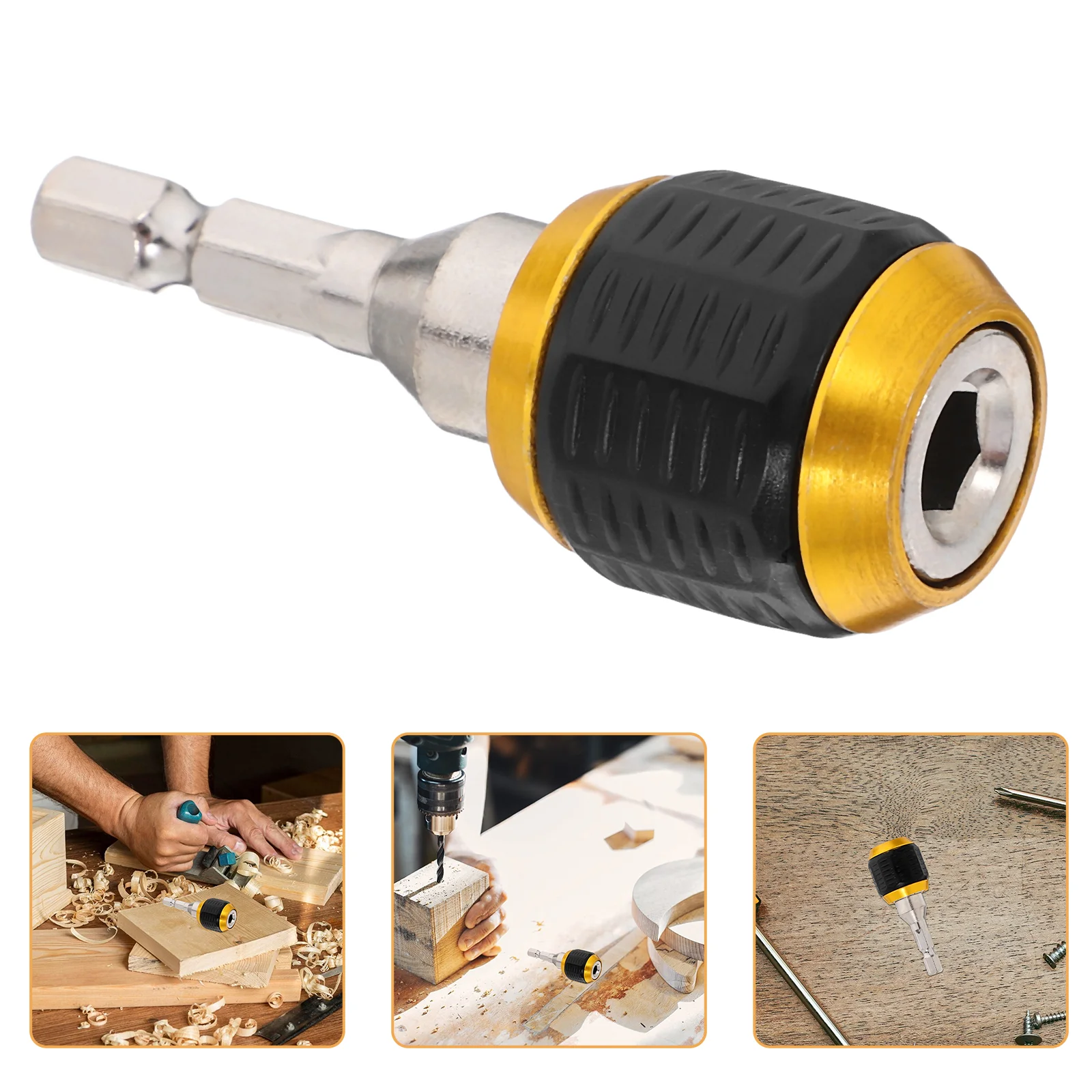 

Hex Shank Drill Bit Extension Screwdriver Bit Holder Extension Rod Drill Bit Holder Chuck Adapter Connector Power Drill Tool 60m