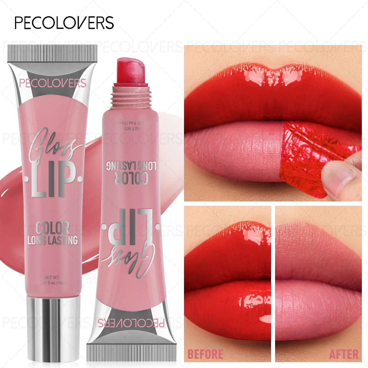 Tattoo Gloss Lipstick,Matte Finish，Long Lasting，Waterproof,Lip Gloss，Perfect Gift for Women