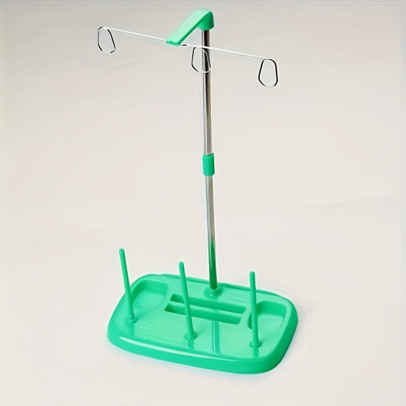 1pc Home Sewing Machine Thread Rack, Upgrade Locking Machine Three-Wire Rack, Double Thread Rack, Sewing Machine Additions