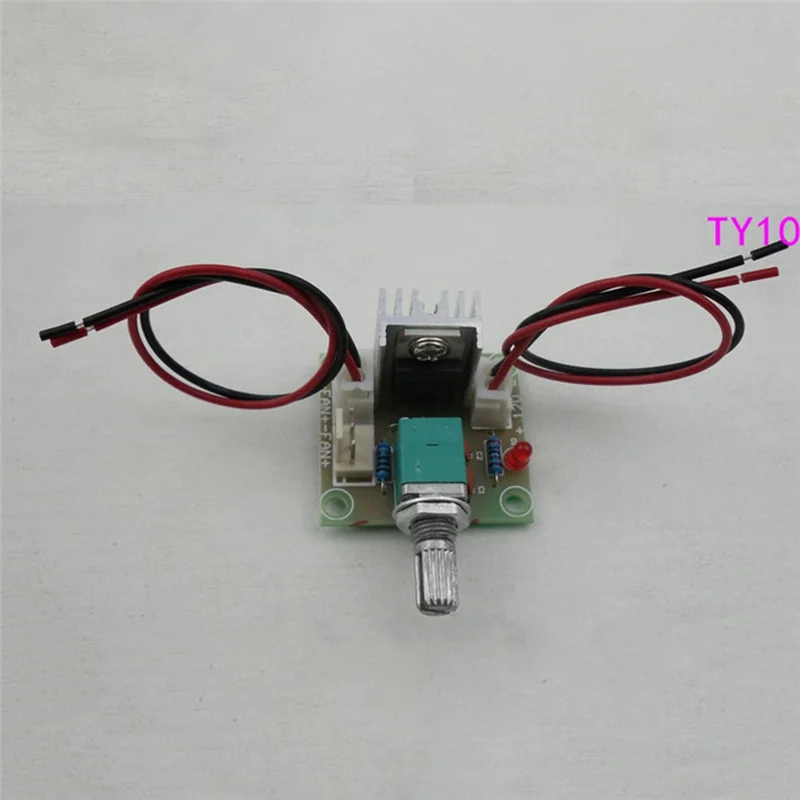 5pcs LM317 Linear Step Down Converter Adjustable Voltage Regulator Board Fan Speed Controller Module