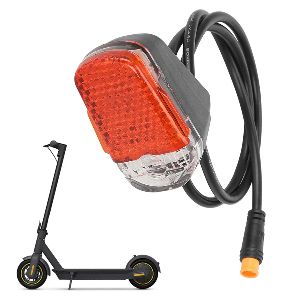 ضوء فرامل الضوء الخلفي الخلفي لسكوتر كهربائي Ninebot Max G30D مقاوم للماء ABS مع ميزات عاكسة #6