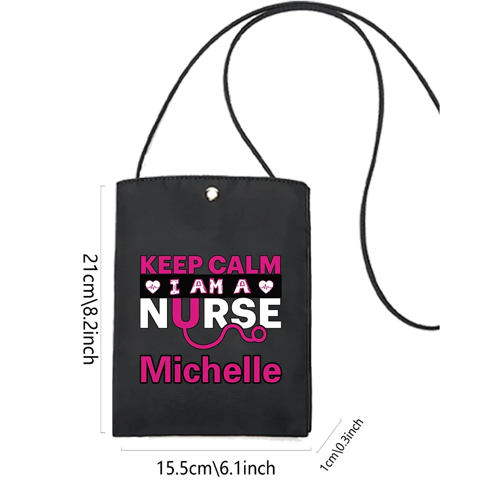 Personalized Customized Name Mobile Phone Pack Higher Quality Wallets Adjustable Straps Portable Multifunctional Messenger Bag