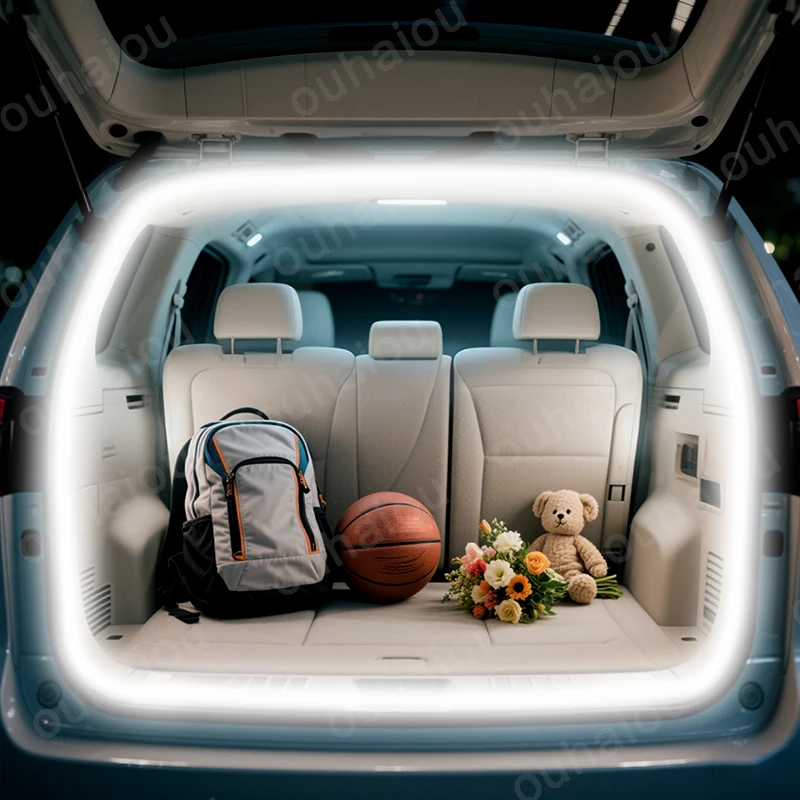 For 2011-2025 Toyota Sienna Trunk Light Modification Light Atmosphere Lights White Warm White Rear Trunk LED Light Bar