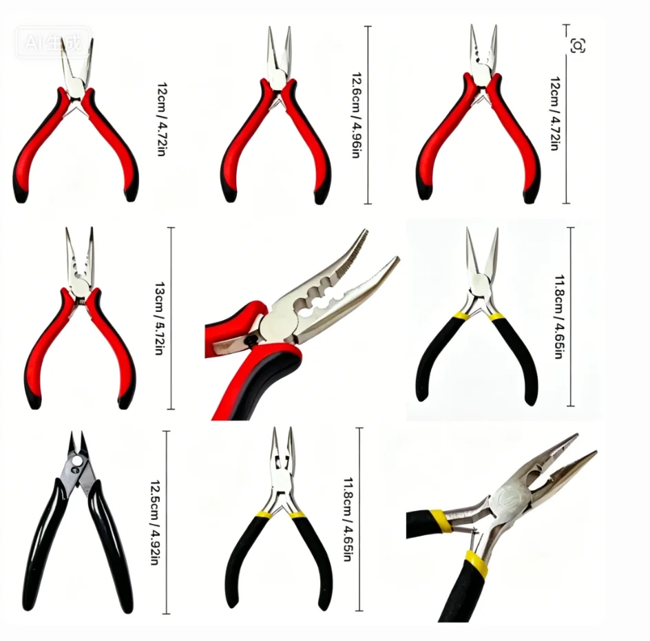 

Professional Micro Silicone Rings Hair Extension Pliers Set I-Tip Hair Opener And Removal Tool for Hair Extensions