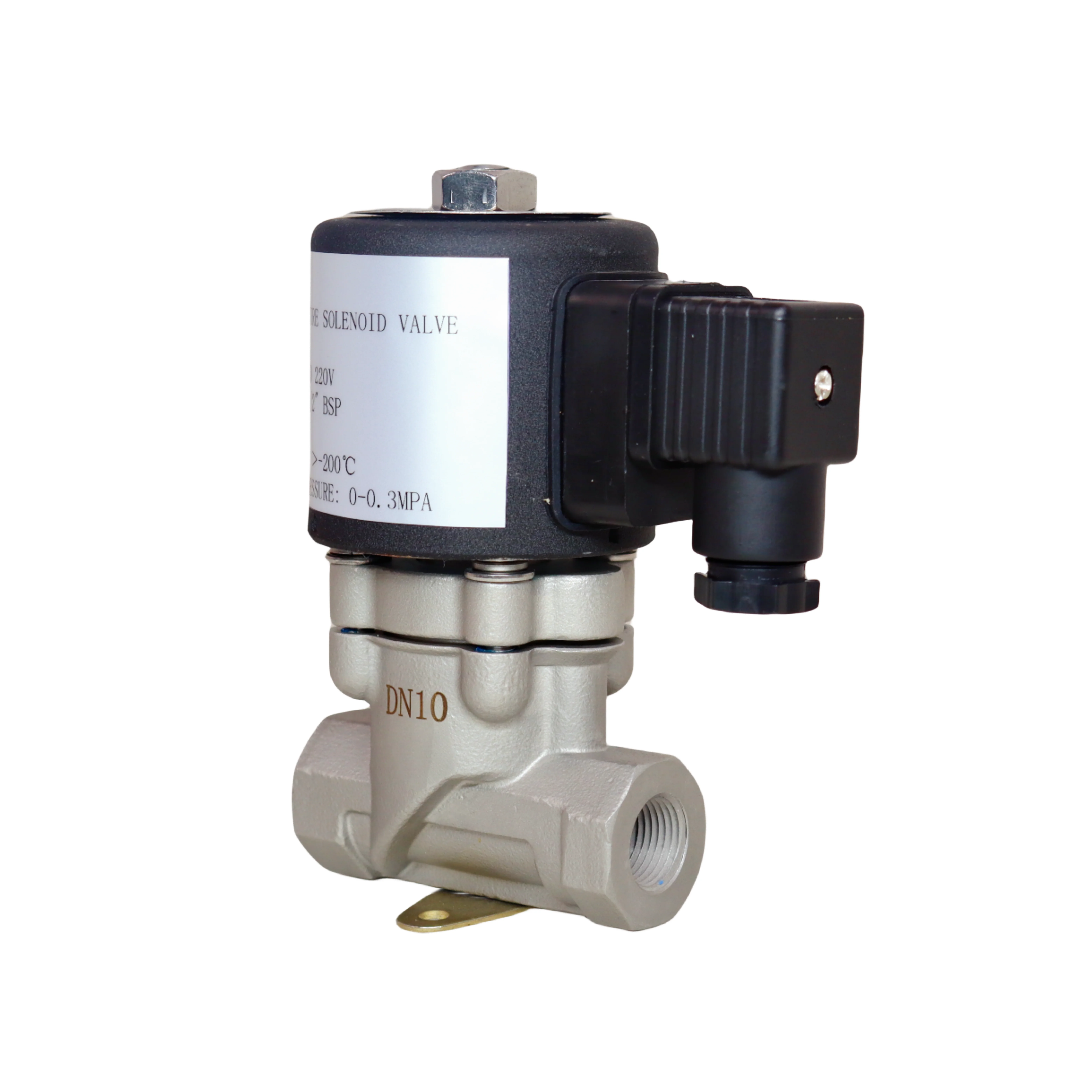 3/8 Inch Liquid Nitrogen Low Temperature Solenoid Valve Gas Stainless Steel Solenoid Valve Dn80