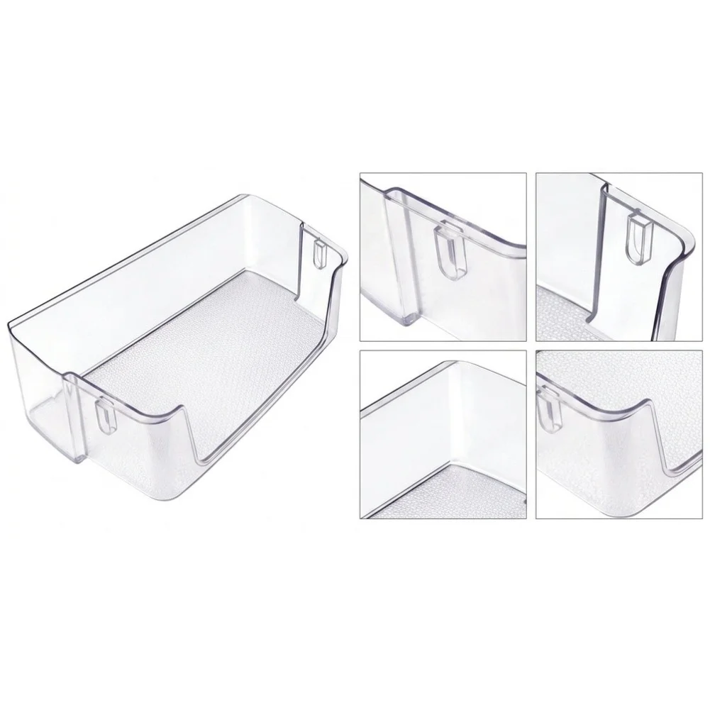 DA63‑09775A Right Refrigerator Door Bin Replacement Side Door Shelf Easy Install Storage Container For Household Fridge Kitchen
