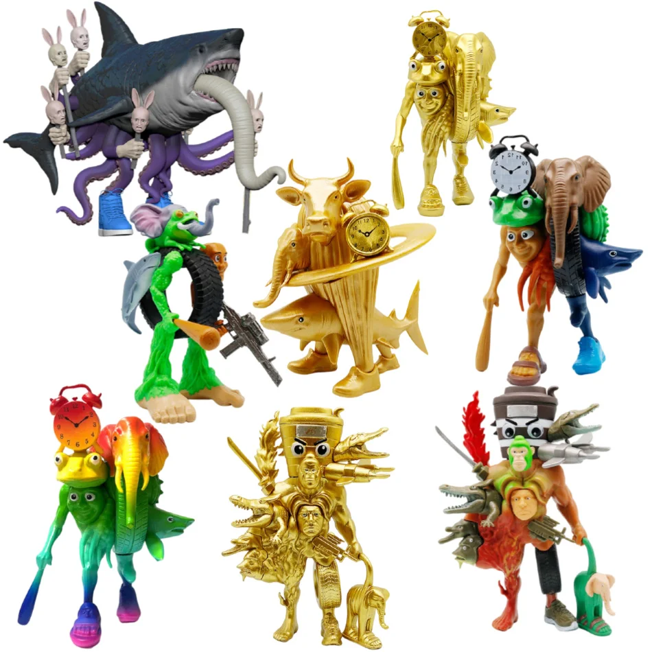 ของเล่นโมเดลปลาฉลามพีวีซี ทุงทุง ซัฮูร์ ทราลาเลโร ทราลาลา สไตล์อิตาเลียน ของตกแต่งบ้านและโต๊ะทำงาน ของขวัญ