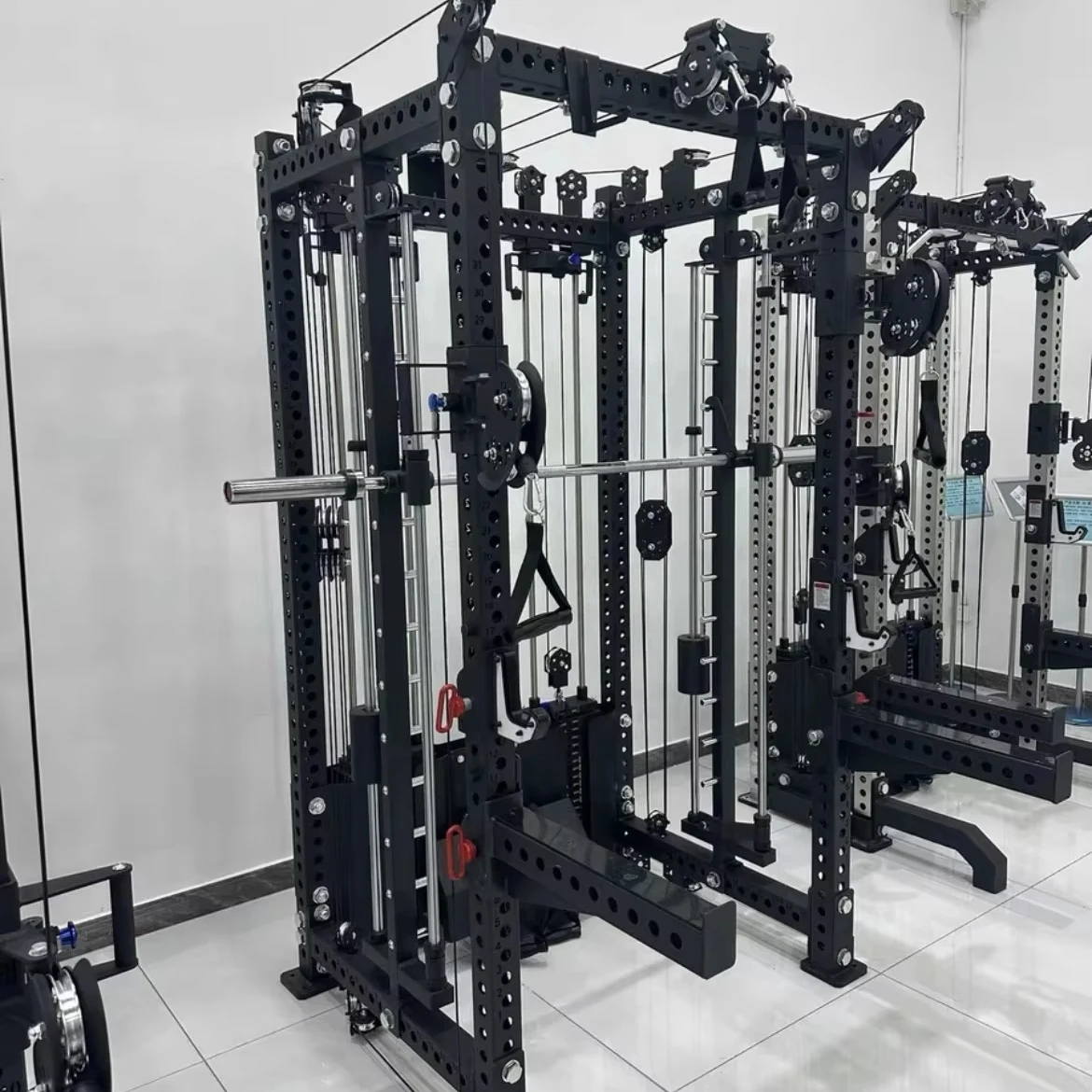 

Gym Commercial Multi-Functional Trainer Squat Rack Power Cage Cable Crossover Smith Machine for Comprehensive Training Device