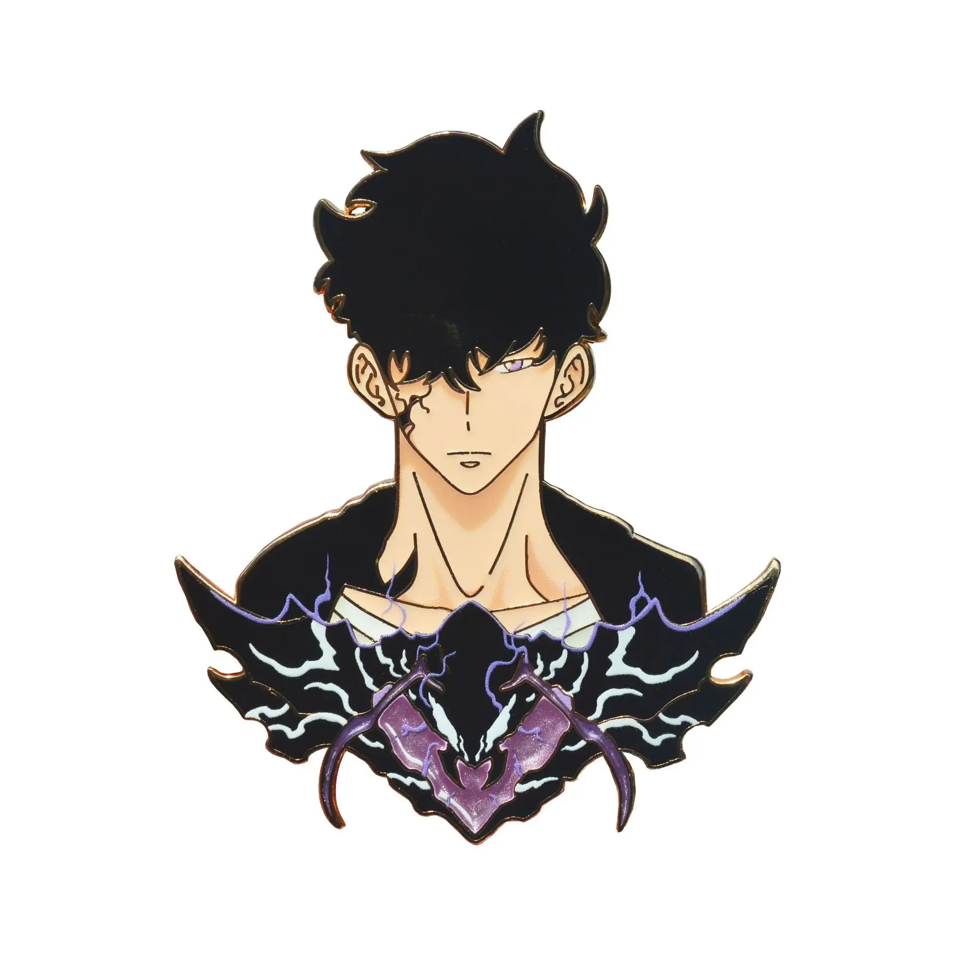 Anime I Upgrade Alone Metal Badge Cheng Xiaoyu Enamel Brooch Bag Accessories Shirt Decoration Brooch Cartoon Anime Badge Gift Fo