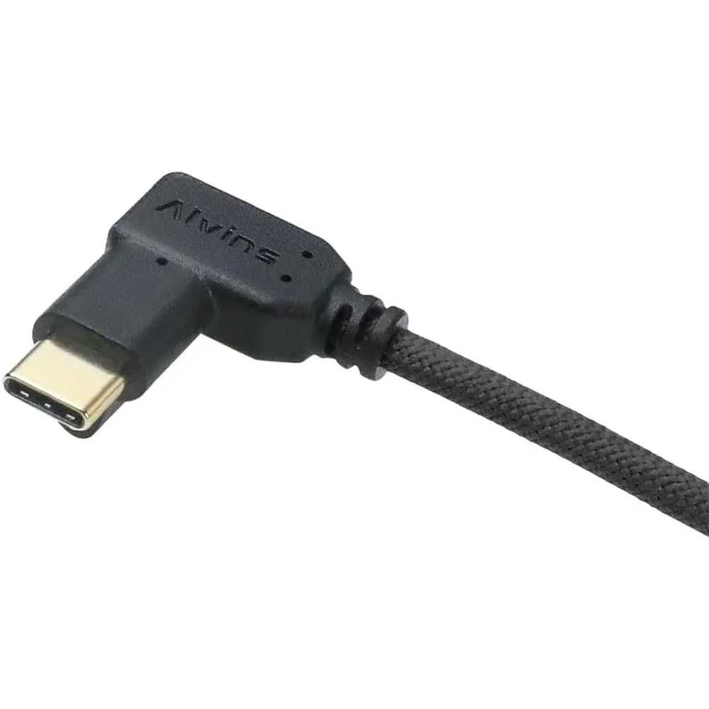 Alvin's Cables Ultra-Flexible Locking USB-C to USB-C Data-Transfer Cable for Blackmagic Pyxis Monitor, URSA Cine EVF, USB-C 3.2