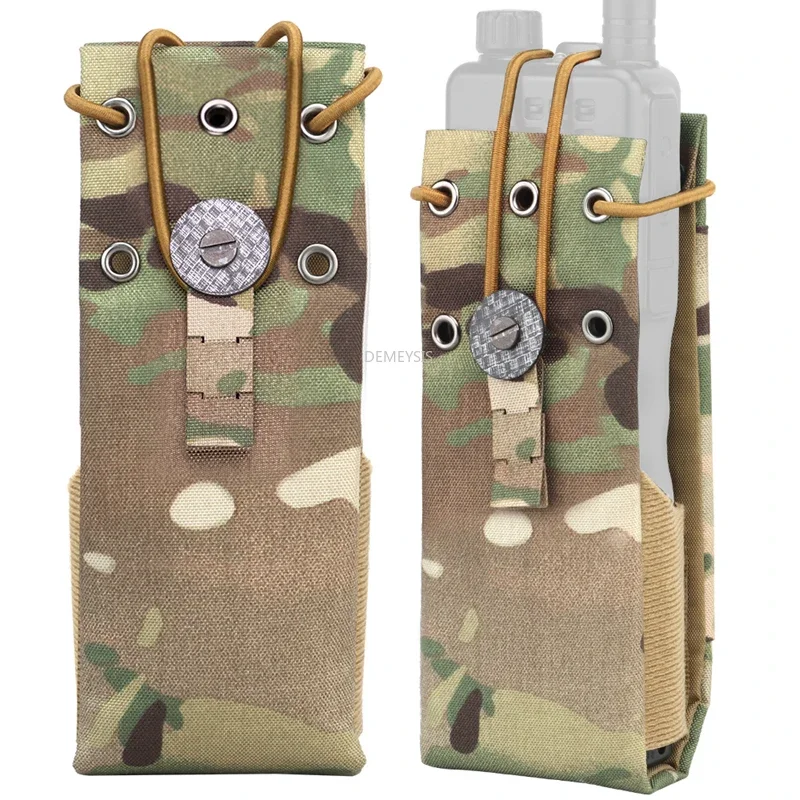 Universal Tactical Molle Radio Pouch Hunting Combat Wargame Walkie Talkie Bag for MPU5 PRC-163 152 148 Holder Case