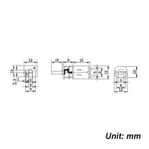 Micro metal gear engine with steering wheel, brushed DC 3V, 6V, 12V, GA12-N20, 15 rpm, 30 rpm, 50 rpm, 60 rpm, 100 rpm, 200 rpm, 300 rpm, 500 rpm, 1000rpm 12 Main Speed Reducing Sales - №6