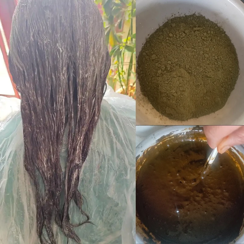 500g Henna Natural Pure Plant Dye Wine Red Black Color Indigo Brown Henna Dye Lawsonia Inermis