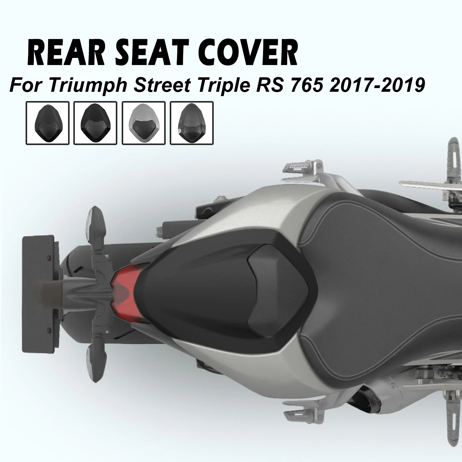 

Задний кожух пассажирского сиденья для Triumph Street Triple RS 765 2017-2019, аксессуары для обтекателя заднего сиденья Solo RS765